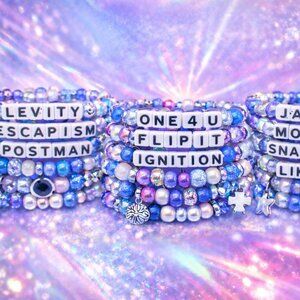 LEVITY | set of 10 Kandi festival / rave beaded bracelets
